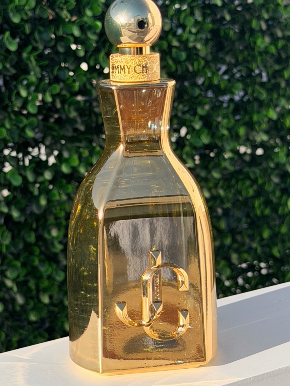 JUMBO SIZE JIMMY CHOO I WANT CHOO PERFUME - Gold Bottle, 4.1 fl oz